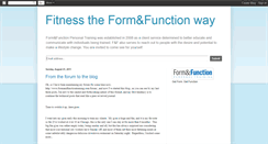 Desktop Screenshot of formandfunctiontraining.blogspot.com