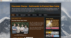 Desktop Screenshot of chocolate-sherpa.blogspot.com