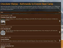 Tablet Screenshot of chocolate-sherpa.blogspot.com