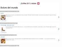 Tablet Screenshot of dulcesdelmundo.blogspot.com