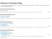 Tablet Screenshot of prateekz.blogspot.com