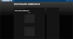 Desktop Screenshot of dentadurainmediata.blogspot.com