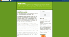 Desktop Screenshot of generation-l.blogspot.com