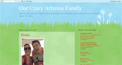 Desktop Screenshot of crazyazfamily.blogspot.com