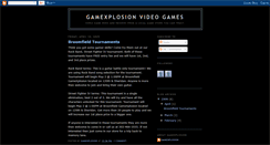 Desktop Screenshot of gamexplosionvideogames.blogspot.com