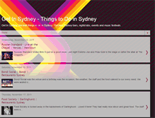 Tablet Screenshot of getinsydney.blogspot.com