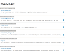 Tablet Screenshot of bmsmath8-2.blogspot.com