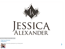 Tablet Screenshot of jessicaalexander.blogspot.com