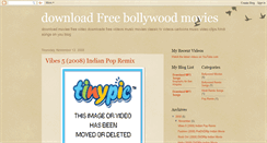 Desktop Screenshot of freedownloadbollywoodmovies.blogspot.com