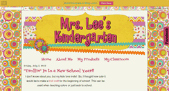 Desktop Screenshot of mrsleeskinderkids.blogspot.com