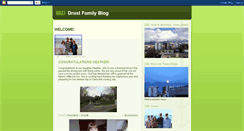 Desktop Screenshot of drustfamilyblog.blogspot.com