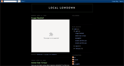 Desktop Screenshot of locallowdown.blogspot.com