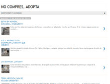 Tablet Screenshot of nocompresadoptasalvaunavida.blogspot.com