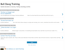 Tablet Screenshot of bulldawgtraining.blogspot.com