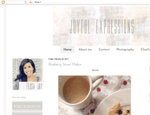 Tablet Screenshot of joy4lxpressions.blogspot.com