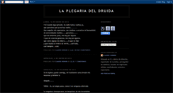 Desktop Screenshot of laplegariadeldruida.blogspot.com