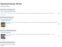Tablet Screenshot of hauntedhousewriter.blogspot.com