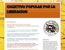 Tablet Screenshot of colectivoporlaliberacion.blogspot.com