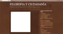Desktop Screenshot of filosofiayciudadana.blogspot.com