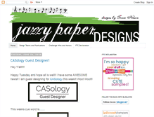 Tablet Screenshot of jazzypaper.blogspot.com