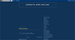 Desktop Screenshot of cografyadersnotlari.blogspot.com