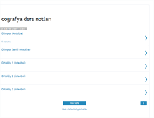 Tablet Screenshot of cografyadersnotlari.blogspot.com