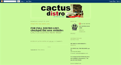 Desktop Screenshot of cactusdistro.blogspot.com