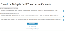 Tablet Screenshot of delegatscabanyes.blogspot.com