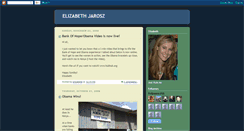 Desktop Screenshot of elizabethjarosz.blogspot.com