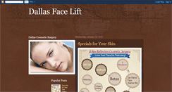Desktop Screenshot of dallasfacelift.blogspot.com