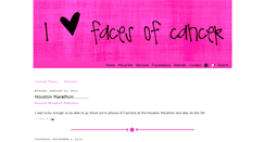 Desktop Screenshot of facesofcancer.blogspot.com