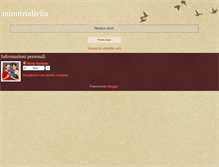 Tablet Screenshot of minutrodivita.blogspot.com