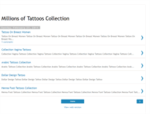 Tablet Screenshot of millionsoftattooscollection.blogspot.com