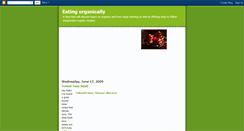 Desktop Screenshot of eatingorganically.blogspot.com