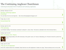Tablet Screenshot of continuinganglican.blogspot.com