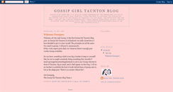 Desktop Screenshot of gossipgirltauntonblog.blogspot.com