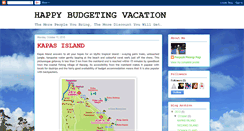 Desktop Screenshot of happybudgetingvacation.blogspot.com