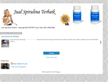 Tablet Screenshot of jualspirulinasynergy.blogspot.com