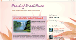 Desktop Screenshot of prizedpearl.blogspot.com