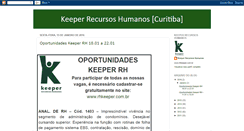 Desktop Screenshot of keeper-rh.blogspot.com