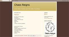 Desktop Screenshot of chaos-rains.blogspot.com