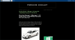 Desktop Screenshot of porsche-diecast.blogspot.com