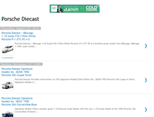 Tablet Screenshot of porsche-diecast.blogspot.com