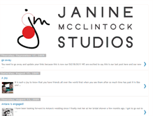 Tablet Screenshot of janinemcclintock.blogspot.com