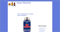 Desktop Screenshot of despre-obezitate.blogspot.com