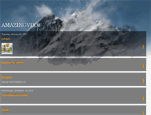 Tablet Screenshot of amazingvidos.blogspot.com