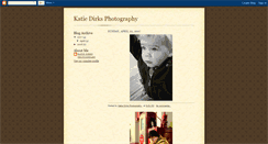 Desktop Screenshot of katie-dirks-photography.blogspot.com