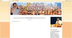 Desktop Screenshot of companheirovicenteselistre.blogspot.com