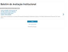 Tablet Screenshot of boletimdeavaliacaoinstitucional.blogspot.com