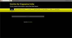 Desktop Screenshot of capoeiraindia.blogspot.com